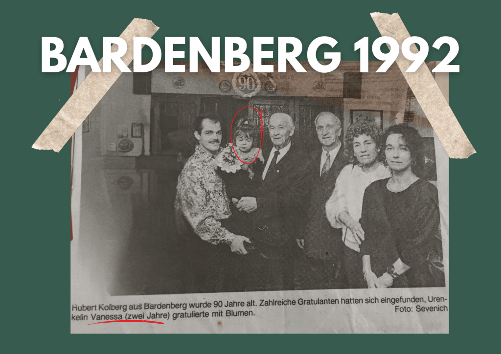 Bardenberg Zeitungsartikel 1992