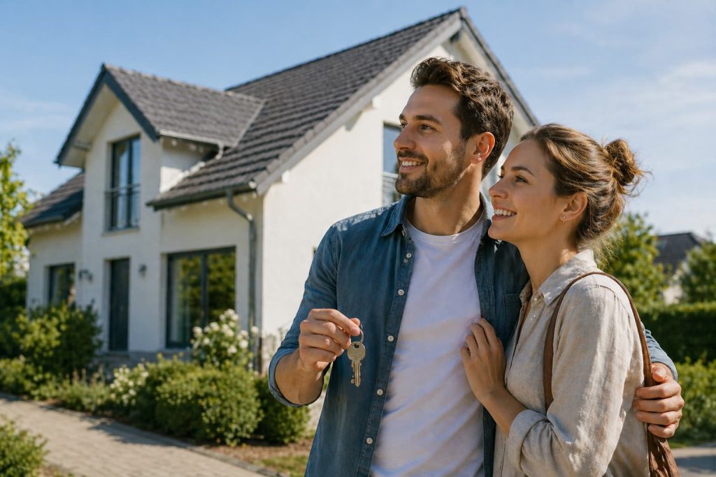 Haus kaufen Aachen mit De Bie Immobilien hat dieses Paar ein Haus gefunden
