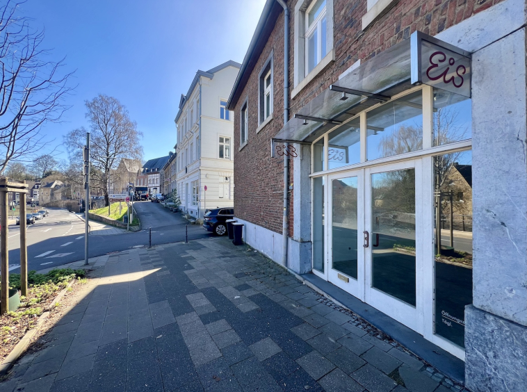 Ladenlokal in Kornelimünster Aussenansicht Eingang