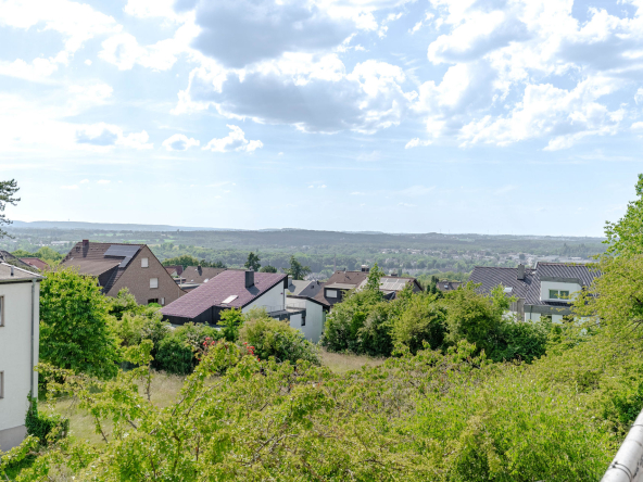 Aussicht aus Dachgeschosswohnung Stolberg Aachen