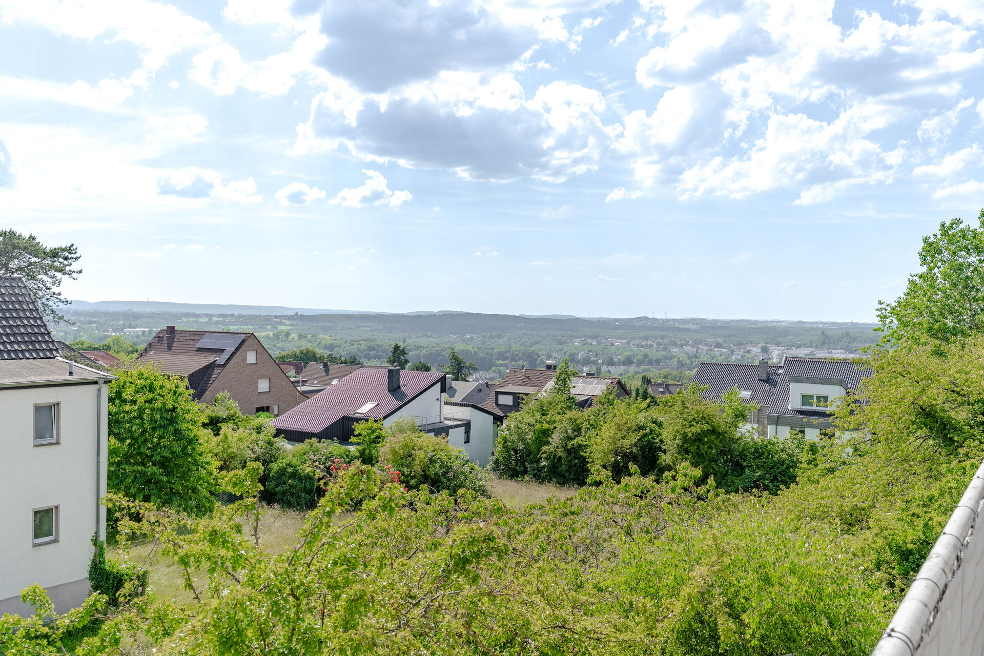Aussicht aus Dachgeschosswohnung Stolberg Aachen
