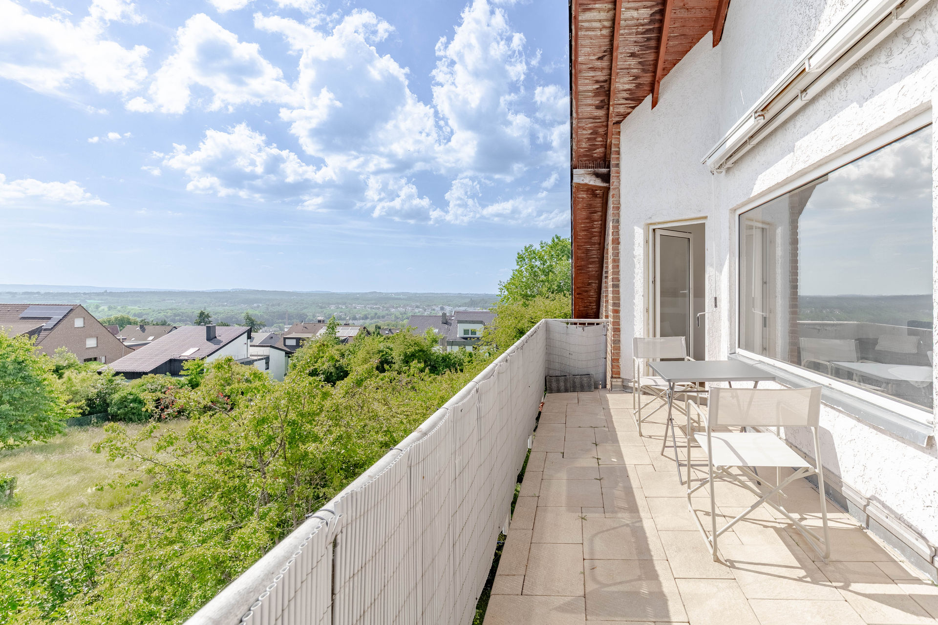 Terrasse mit Ausblick auf Stolberg