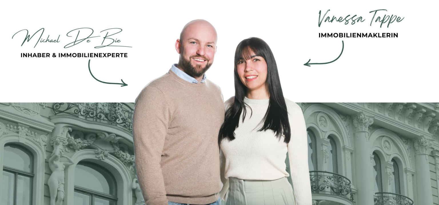 Immobilienmakler Aachen, Immobilienmakler Eifel, Michael De Bie, Vanessa Tappe, De Bie Immobilien Aachen