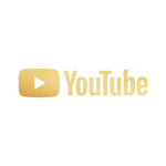 Youtube Logo gold
