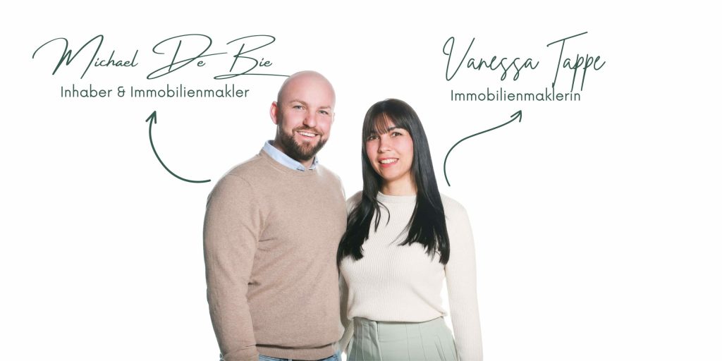 Vanessa Tappe und Michael De Bie für De Bie Immobilien