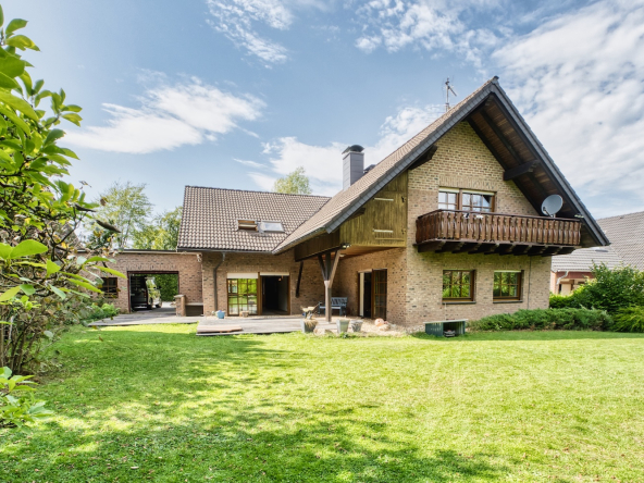 Gartenansicht auf das Haus
